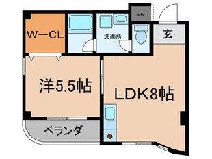 秋桜の物件間取画像